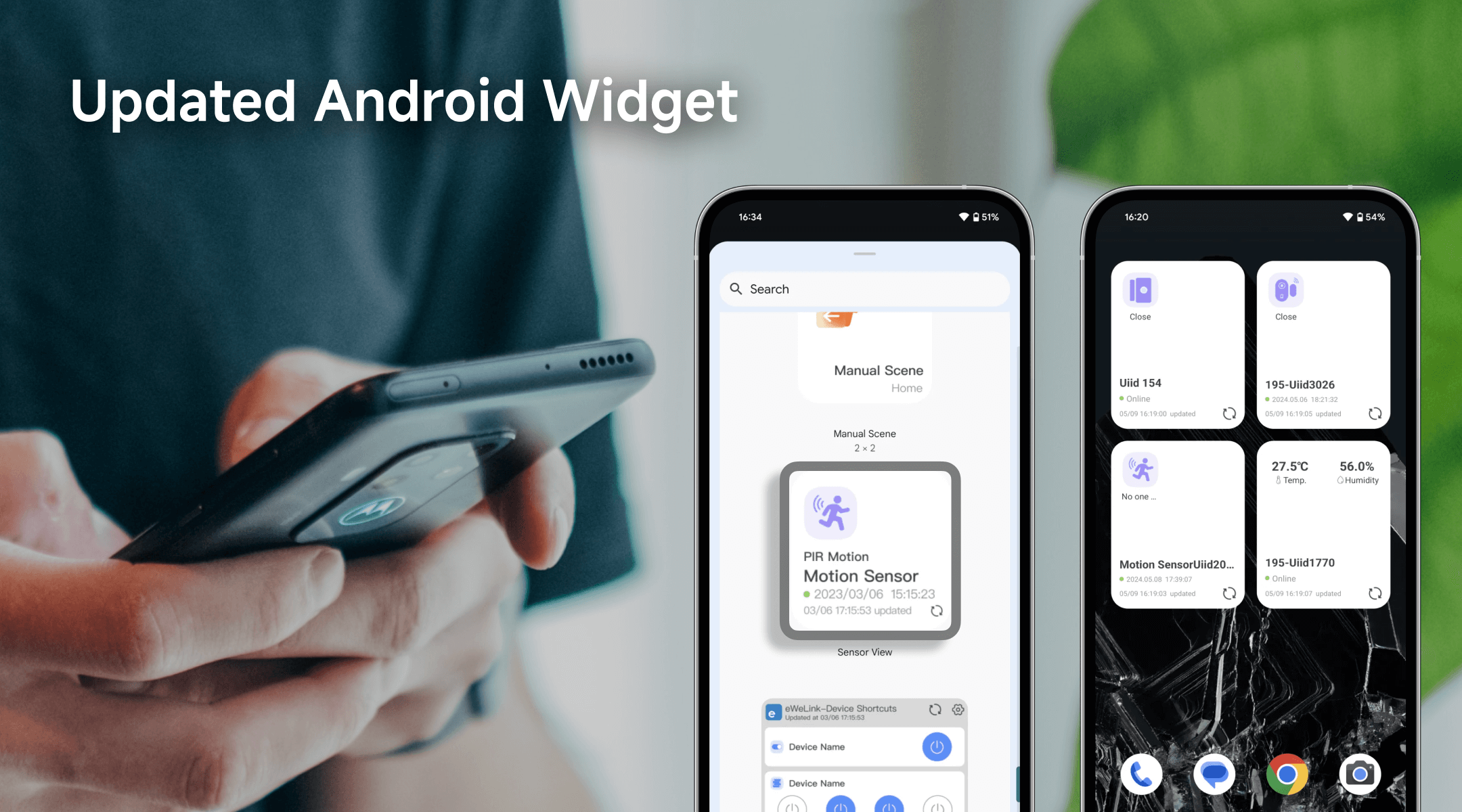 Updated Android Widget