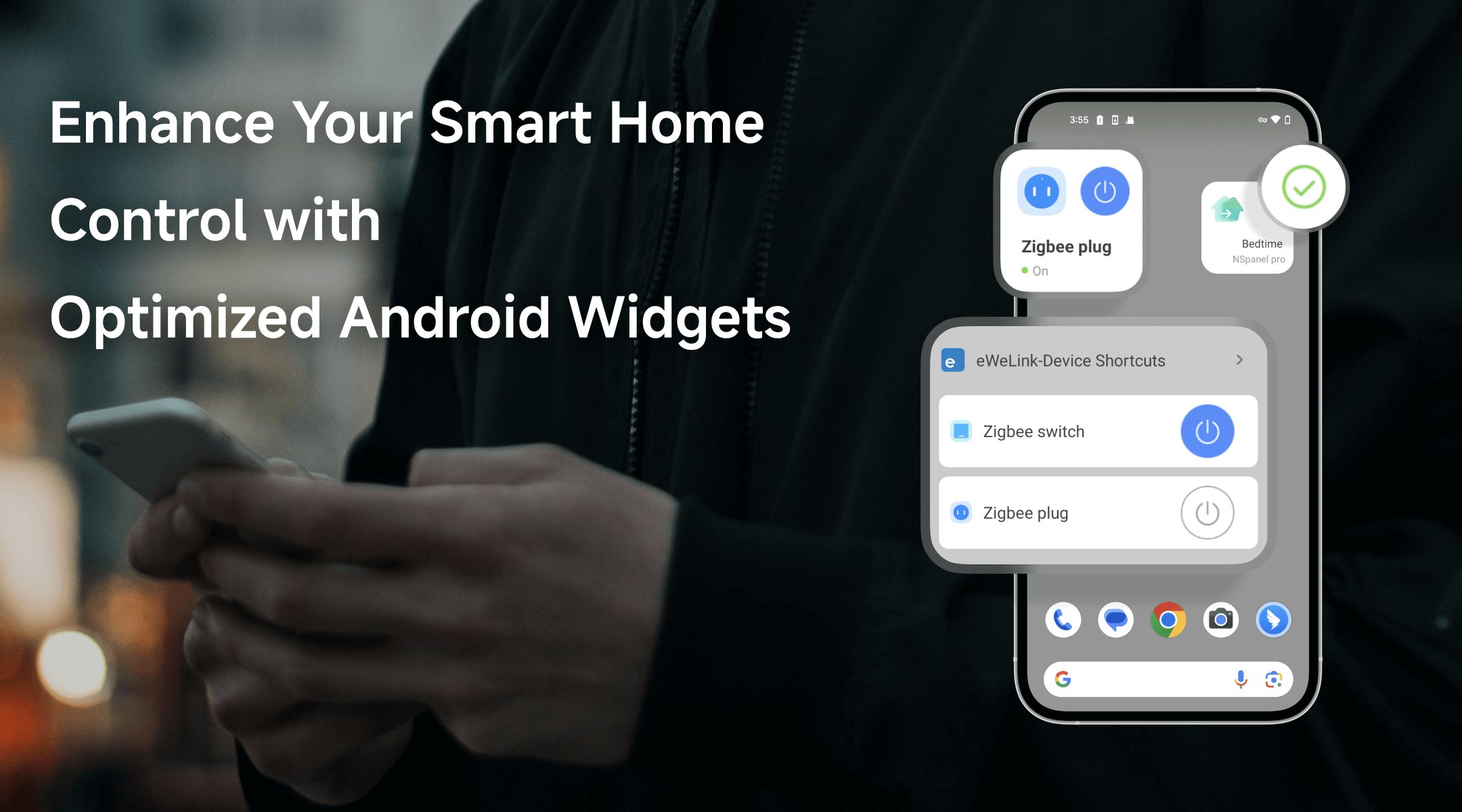 Android Widgets in eWeLink App 5.5