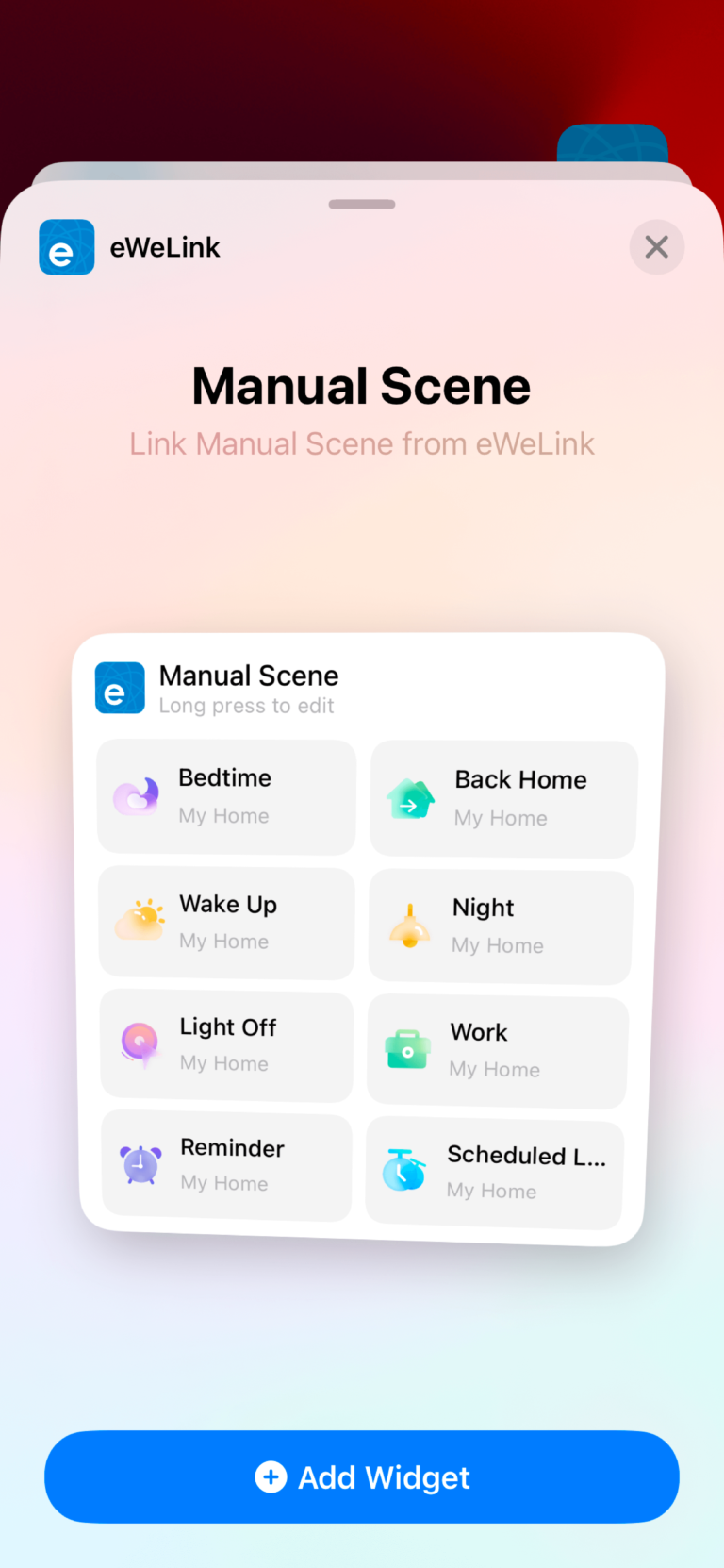 Manual Scene Widget