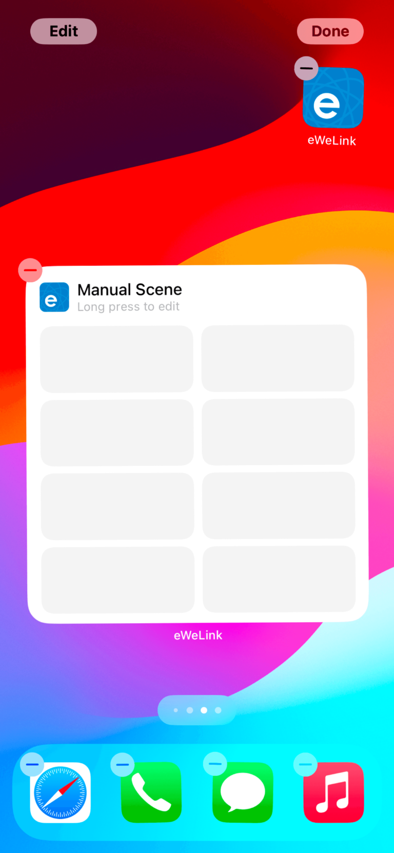 Manual Scene Widget