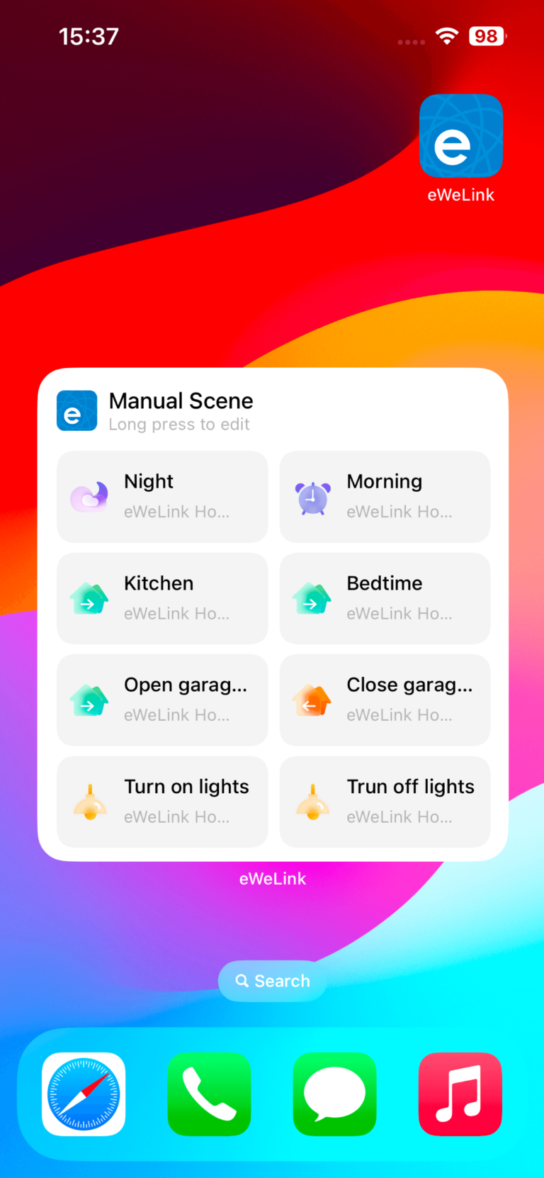 Manual Scene Widget