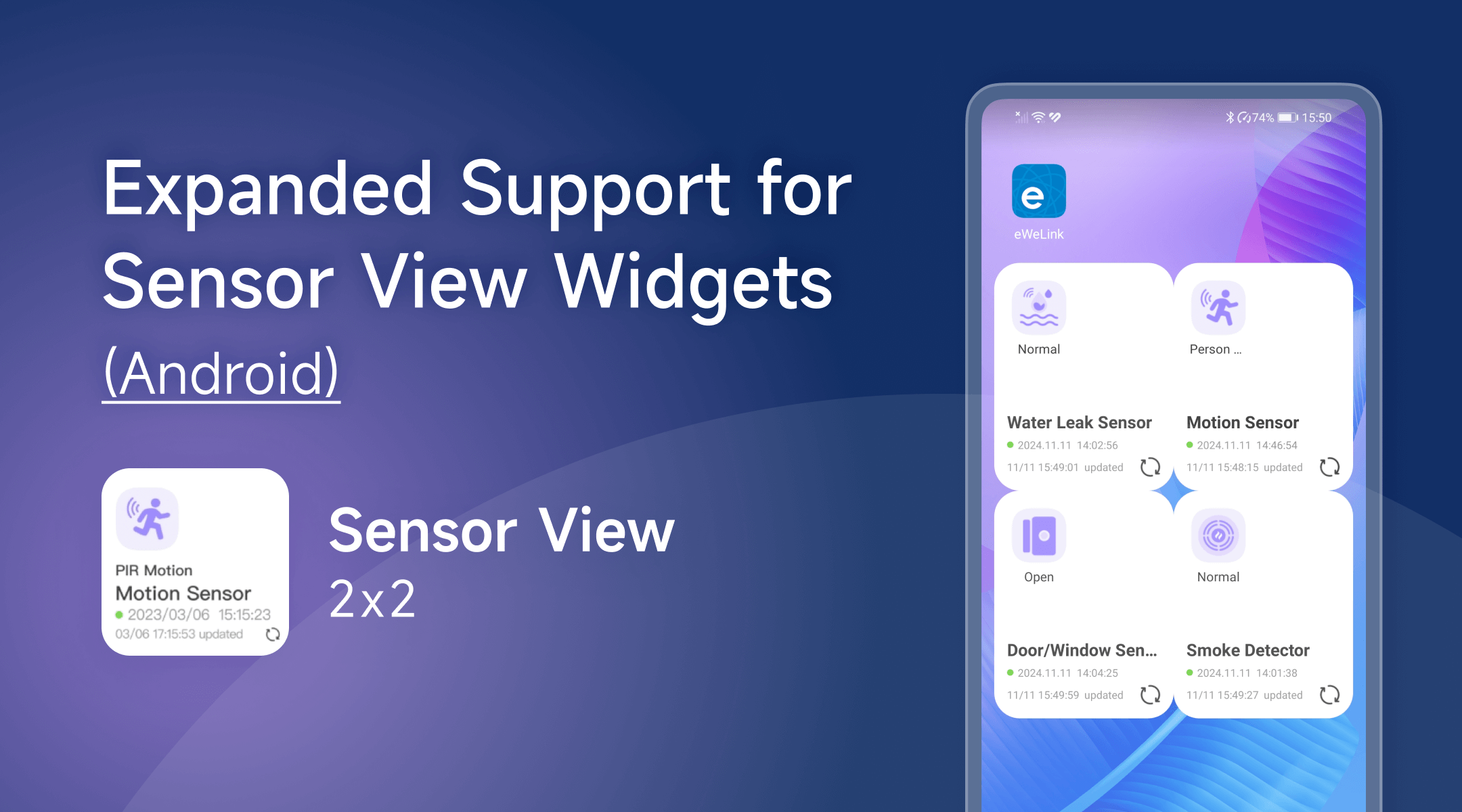 Sensor View Widgets