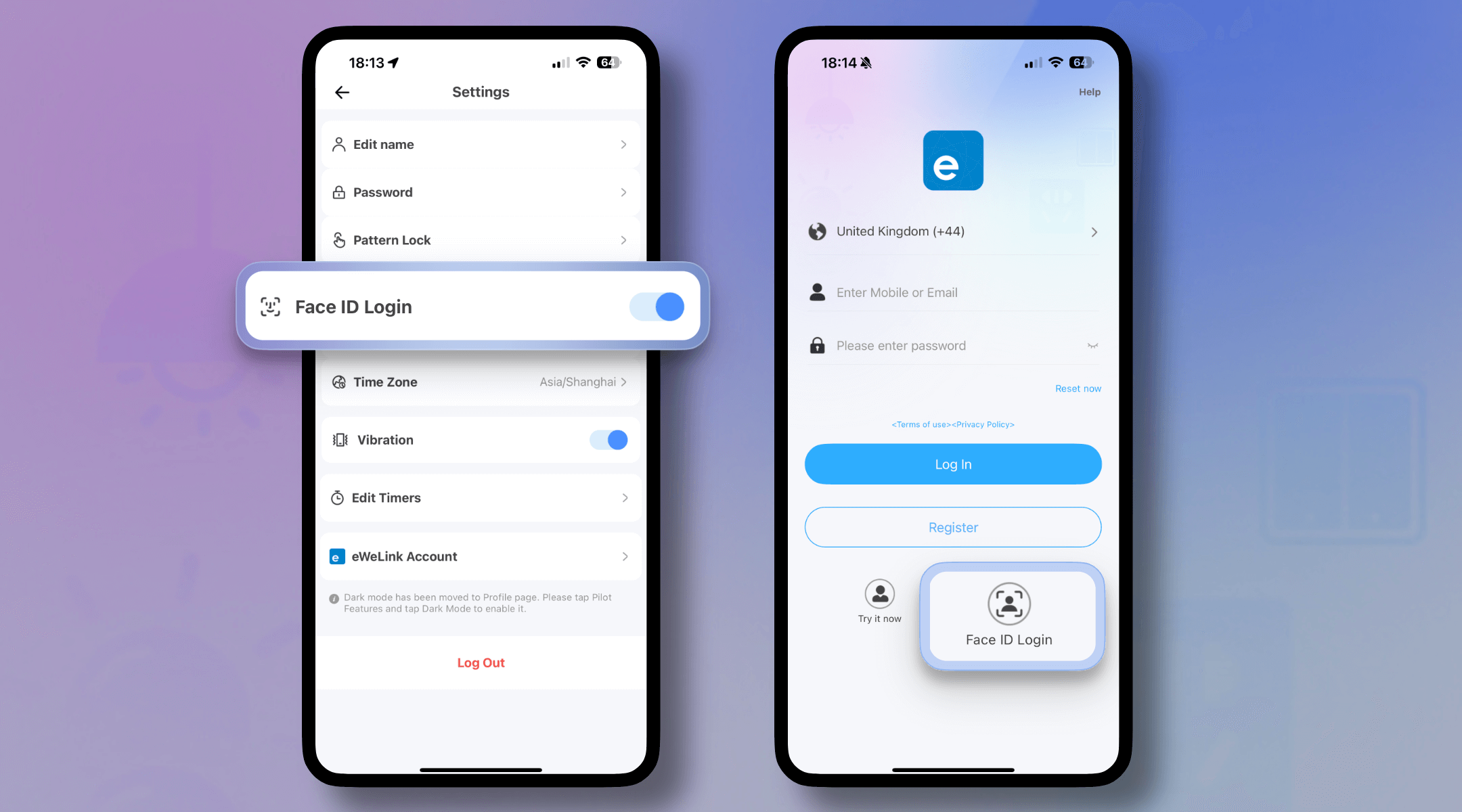 Face ID Login