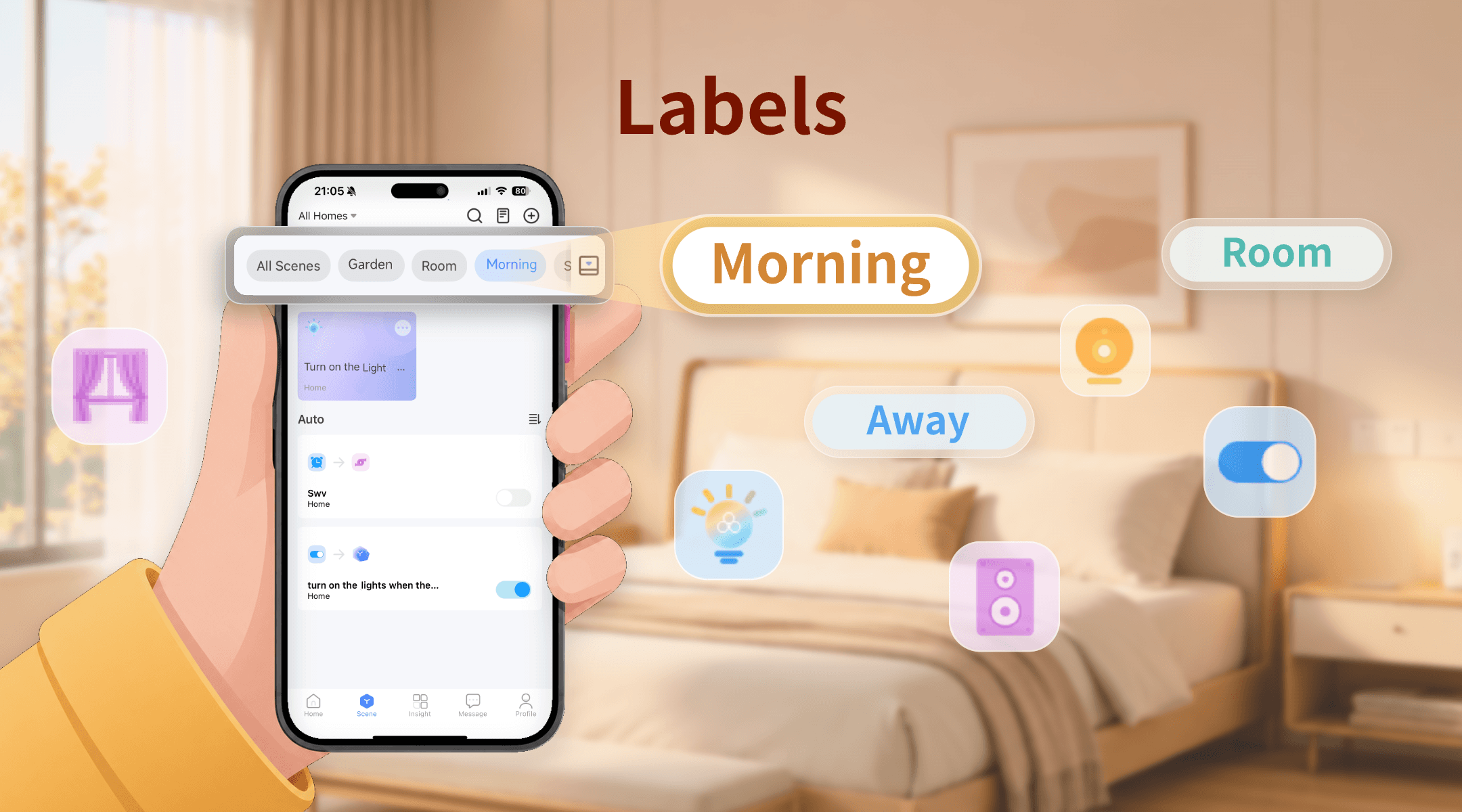 Custom Scene Labels
